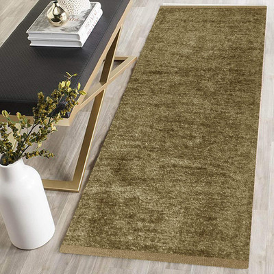 shophouse Beige Polyester Runner(2 ft,  X 5 ft, Rectangle)