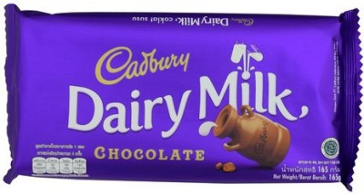 Cadbury Dairy Milk Plain Milk Chocolate Bar Imported 160g Bars(165 g)