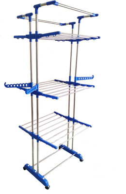 TNC Steel Floor Cloth Dryer Stand T-CDS-JB2SS-JUMBO-0172(4 Tier)