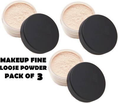 ADJD PREP+PRIME MATTE FINISH OIL CONTROL LOOSE POWDER PACK OF 3 Compact(BANANA IVORY, 36 g)