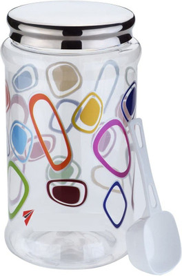 Miranshi Enterprise Polypropylene Cereal Dispenser  - 2500 ml(White)