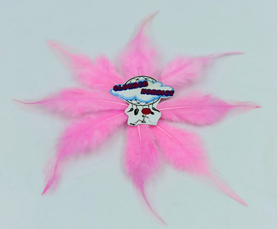 CLOUDED HOBBIES Pack of 100 Decorative Feathers(3 INCH Synthetic Material)