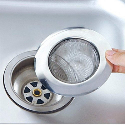 PuthaK Kitchen Sink Stainless Steel Push Down Strainer(11 cm Set of 1)