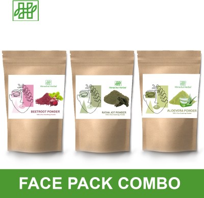 Himachal Herbal Organic Beetroot Powder-Ratanjot Powder-Aloevera Powder 150gm For Face Pack & Hair Pack Each-50 gm(150 g)