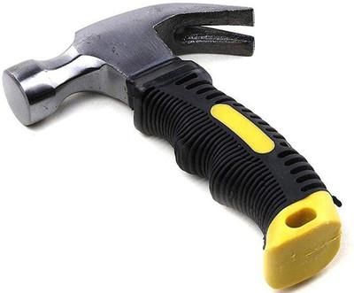 NH WORLD Small Claw Hammer Mini Stubby Hammers and Nails Tool, Bright Polished Head, Comfortable Soft Handle Portable Straight hammer- Precision Horn Carpenter Lifesaving Broken Window Rubber Grip -Mini Curved Straight Claw Hammer Mini Portable Claw Hammer Carpentry Iron Hammer Household Multipurpos NH WORLD Small Claw Hammer Mini Stubby Hammers and Nails Tool, Bright Polished Head, Comfortable Soft Handle Portable Straight hammer- Precision Horn Carpenter Lifesaving Broken Window Rubber Grip -Mini Curved Straight Claw Hammer Mini Portable Claw Hammer Carpentry Iron Hammer Household Multipurpos
