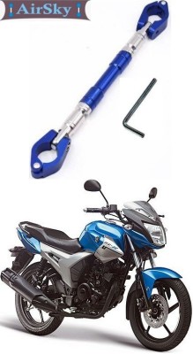 AIRSKY Adjustable Motorcycle Handlebar Cross For Yamaha SZ-R Universal Bike Clip-on Handle Bar(Blue)