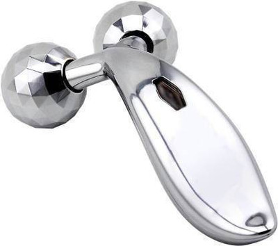 Fitprism 3d 3D MASSAGER 3D Manual Roller 3D Y Shape Massager 360 Rotate Full Body Massage Massager(Silver)