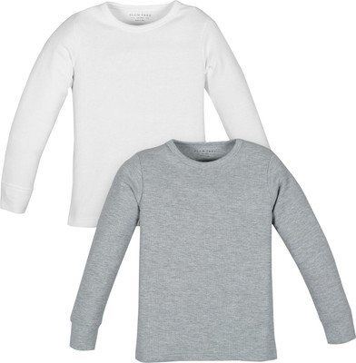 Plum Tree Top For Boys(Grey, Pack of 2)