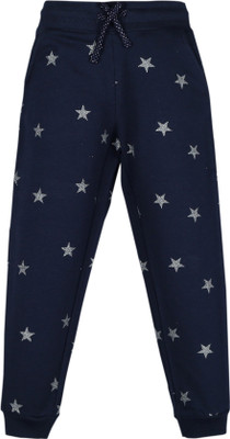 Plum Tree Track Pant For Girls(Dark Blue, Pack of 1)
