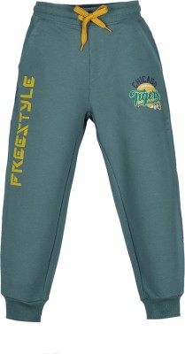 Plum Tree Track Pant For Boys(Green, Pack of 1)