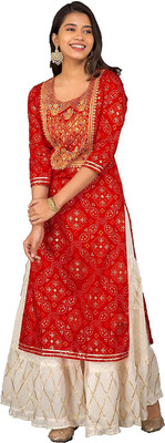 Laxshiv Women Kurti Sharara Set