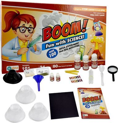 Jayaansh Traders Boom Game Fun With 100 Science Experiment And Fun Activities(Multicolor)