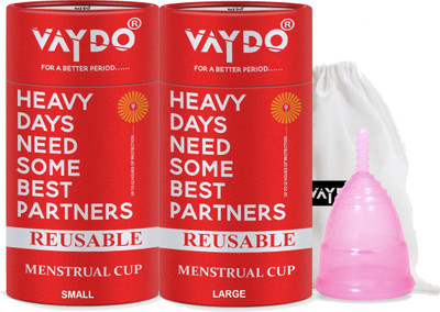 vaydo Small Reusable Menstrual Cup(Pack of 2)
