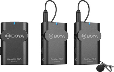 BOYA BY-WM4 PRO-K2 Dual-Channel Digital Wireless Microphone Microphone