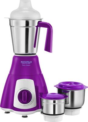 MAHARAJA WHITELINE Flora Classic / MX-234 500 W Mixer Grinder (3 Jars, White, Purple)