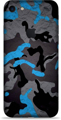 Jeeva Creation Apple iPhone 7 Mobile Skin(Blue Camouflage Ultra Super Skin With matte finish)