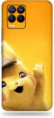 TJ CREATION REALME 8S 5G Mobile Skin(Ultra Super Baby Pikachu Skin With High Matte Finish.)