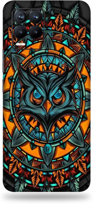 TJ CREATION REALME 8S 5G Mobile Skin(Ultra Super Mighty Owl Skin With High Matte Finish.)