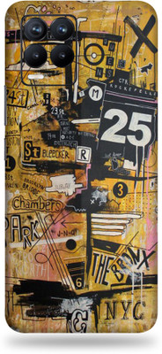 TJ CREATION REALME 8S 5G Mobile Skin(Ultra Super Multicolor Graffiti Skin With High Matte Finish.)
