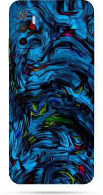 Mclaxa Blue Lava for Xiaomi Poco M3 Pro Mobile Skin, Blue Lava, Xiaomi Poco M3 Pro Mobile Skin(Blue Lava)