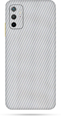 Mclaxa Silver Carbon Fibre for Xiaomi Poco M3 Pro Mobile Skin, Silver Carbon Fibre, Xiaomi Poco M3 Pro Mobile Skin(Silver Carbon Fibre)