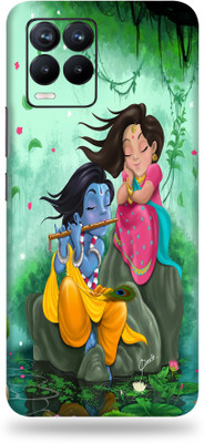 TJ CREATION REALME 8S 5G Mobile Skin(Ultra Super Radha sang kanha Skin With High Matte Finish.)