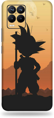 LAMHA Realme 8 Mobile Skin(Ultra Super Goku Sunset Skin With High Matte Finish.)