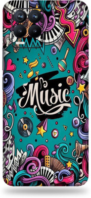 BUGGU realme 8 pro, realme 8 pro Mobile Skin(Ultra Super Music Graffiti Skin With High Matte Finish, Mobile Skin (Back+Side+Camera))