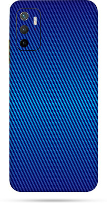 OggyBaba xiaomi poco m3 pro, poco m3pro, xiaomi pocom3pro, xiaomipocom3pro Mobile Skin(Royal Blue Carbon Fibre Zigzag Pattern Skin Matte Finish)