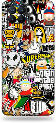 TJ CREATION REALME 8S 5G Mobile Skin(Ultra Super Sticker Bombing Skin With High Matte Finish.)