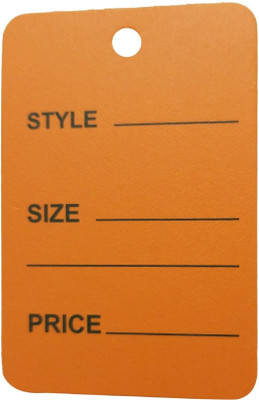 Sadar Shop 1 Part Printed 1000pcs Paper Label(Orange)