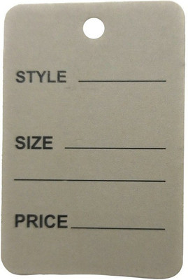 Sadar Shop 1 Part Printed 250 Pcs Paper Label(Grey)
