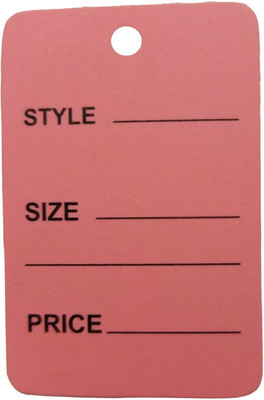 Sadar Shop 1 Part Printed 1000pcs Paper Label(Pink)