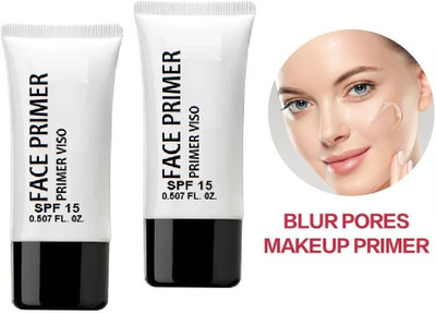 ADJD MAKEUP LIGHT WEIGHT & LONG LASTING GEL FACE PRIMER PACK OF 2 Primer  - 46 g(TRANSPARENT)