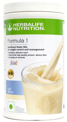 HERBALIFE Formula 1 Nutritional Shake Mix - Kulfi Flavor Plant-Based Protein(0.5 kg, KULFI)
