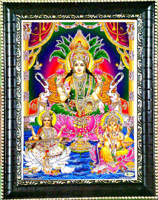 SUNINOW LAXMI GANESH SARASWATI Religious Frame