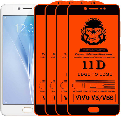 HQ Protection Edge To Edge Tempered Glass for VIVO V5S(Pack of 4)