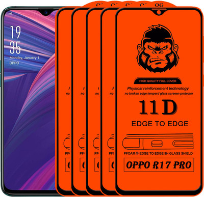 Gorilaorginal Edge To Edge Tempered Glass for ; OPPO R17 PRO(Pack of 5)