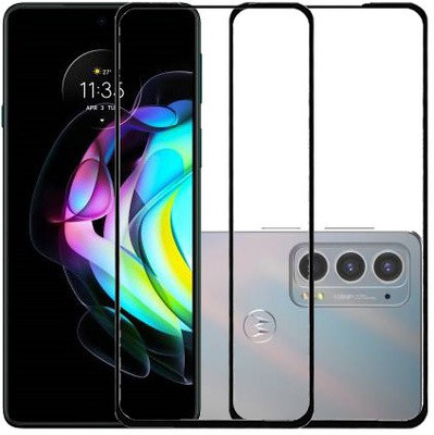AARERED Edge To Edge Tempered Glass for Motorola Edge 20 Fusion, Moto Edge 20 Fusion(Pack of 2)