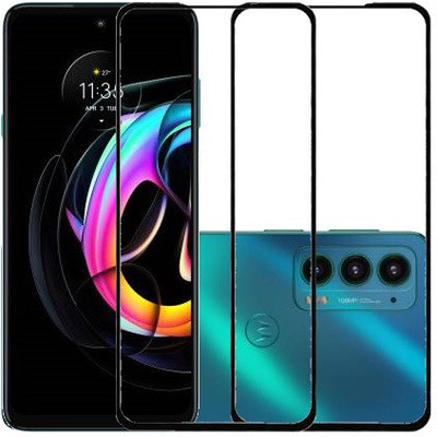 AARERED Edge To Edge Tempered Glass for Motorola Edge 20 Pro, Motorola Edge 20 Pro 5G, Moto Edge 20 Pro(Pack of 2)
