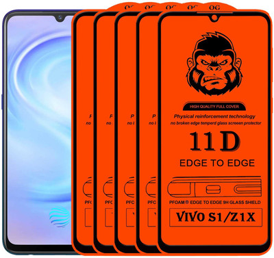 HQ Protection Edge To Edge Tempered Glass for ; VIVO S1(Pack of 5)