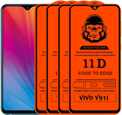 Xester Edge To Edge Tempered Glass for VIVO Y91I(Pack of 4)