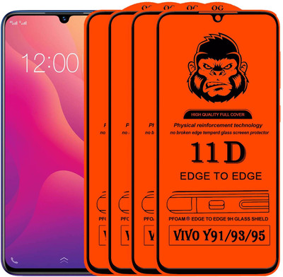HQ Protection Edge To Edge Tempered Glass for VIVO Y93(Pack of 4)