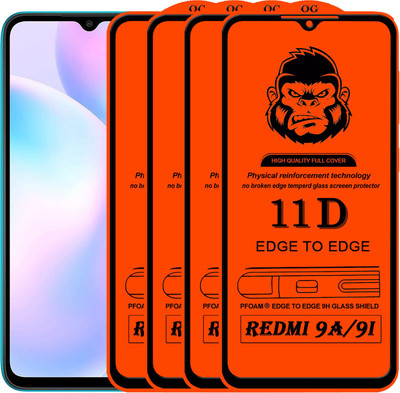 Xester Edge To Edge Tempered Glass for REDMI 9I(Pack of 4)