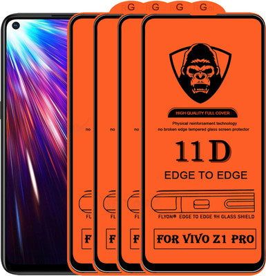 MaxR Edge To Edge Tempered Glass for Vivo Z1 Pro(Pack of 4)