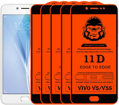 Gorilaorginal Edge To Edge Tempered Glass for VIVO V5S(Pack of 5)