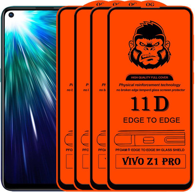 Xester Edge To Edge Tempered Glass for VIVO Z1 PRO(Pack of 4)