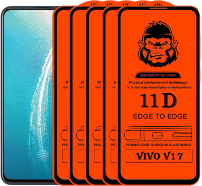 HQ Protection Edge To Edge Tempered Glass for VIVO V17(Pack of 5)