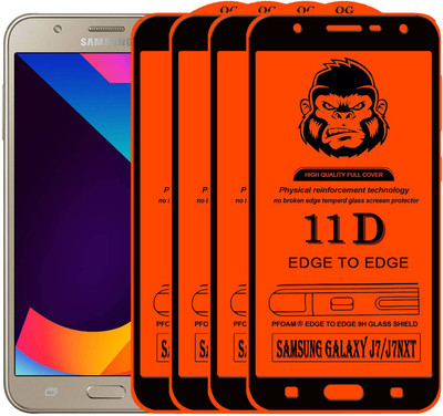 Xester Edge To Edge Tempered Glass for Samsung Galaxy J7 Nxt(Pack of 4)