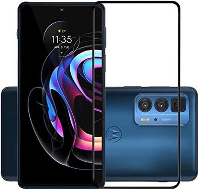 AKSHUD Edge To Edge Tempered Glass for MOTOROLA Edge 20(Pack of 1)